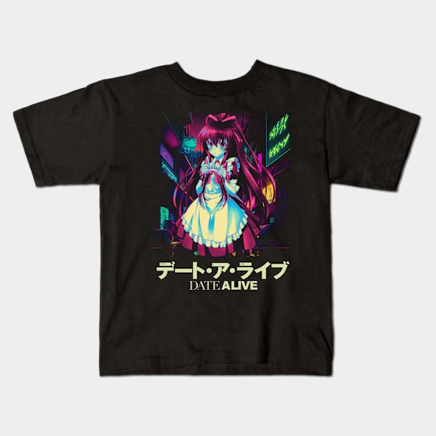 Cute Art Kotori Date Japanese Anime Kids T-Shirt by Cierra Bauch